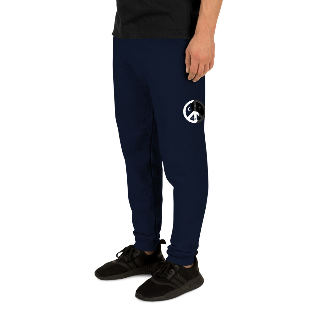 Unisex Joggers with peacewearusa design