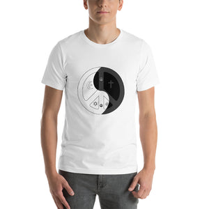 Short-Sleeve Unisex T-Shirt with peace wear usa design logo