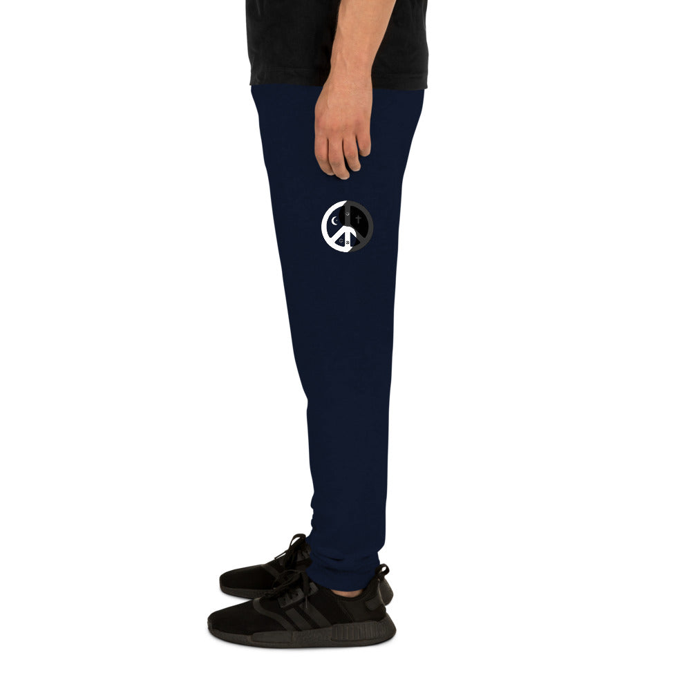 Unisex Joggers with peacewearusa design