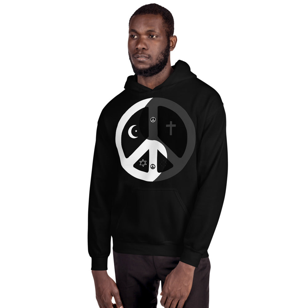 Unisex Hoodie with peace wear design