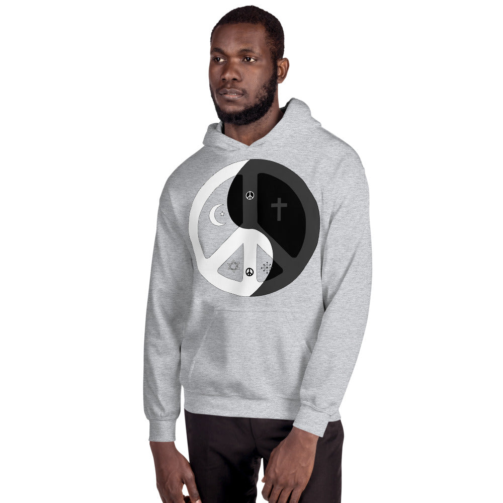 Unisex Hoodie with peace wear design