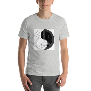 Short-Sleeve Unisex T-Shirt with peace wear usa design logo